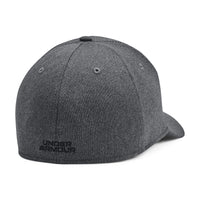 Under Armour Men's Bltizing Cap in heather grey/black.