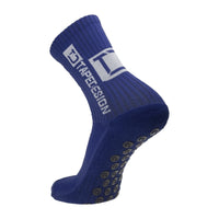 Tapedesign all round classic grip sock in blue.