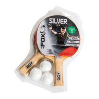 SILVER 2 PLAYER TABLE TENNIS SET