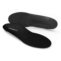 Superfeet black insoles for active shoes, trainers, & athletic footwear
