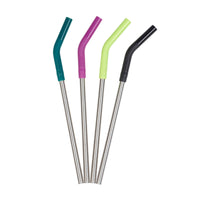 Reusable Stainless Steel Straws (4 Pack)