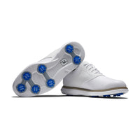 FootJoy FJ Traditions golf shoes in white.