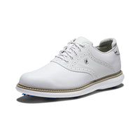 FootJoy FJ Traditions golf shoes in white.