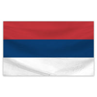 SERBIA 5FT FLAG