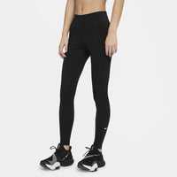 Black Nike Dri-Fit One Mid-Rise Leggings 