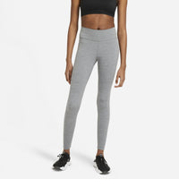 Grey Nike Dri-Fit One Mid-Rise Leggings Womens