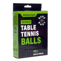 OUTDOOR TABLE TENNIS BALLS (12 PACK)