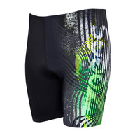 Zoggs Terrain Mid Jammer men's swimming shorts with green logo