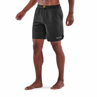 Skins series 3 X-fit running shorts in black.