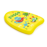 Zoggy Mini Kickboard swimming aid from Zoggs in yellow and green