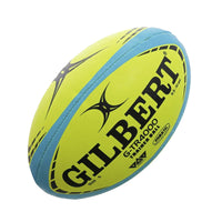 Gilbert GTR4000 training rugby ball - neon yellow