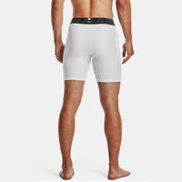 Under Armour HeatGear Armour Shorts in white.