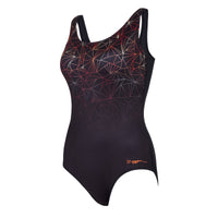 Vintage Geo-print scoopback swimsuit from Zoggs women's swimwear collection