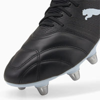 PUMA Avant Pro rugby boots in black and arctic ice