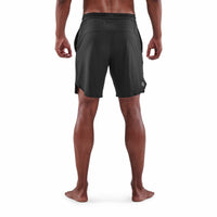 Skins series 3 X-fit running shorts in black.