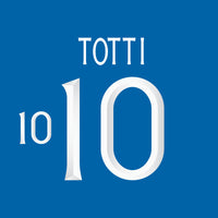 JNR - TOTTI 10 (OFFICIAL PRINT) ITALY 23 HOME