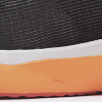 4T2 unisex Weekdays running shoes in anthracite / mid grey / orange