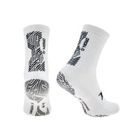 White Origin.O Precision Training grip socks for football, running, & other sports