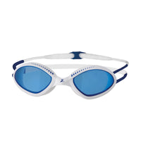 Zoggs regular Tiger swimming goggles in white and blue