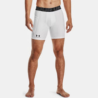 Under Armour HeatGear Armour Shorts in white.