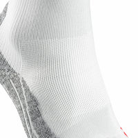 Falke RU3 women's running socks in white.