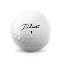 A Titleist AVX golf ball in white.