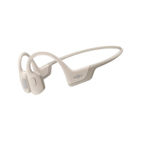 Shokz OpenRun Pro running headphones in beige
