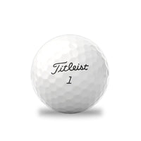 A Titleist Tour Speed 2022 golf ball in white.