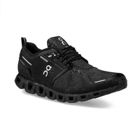 On Running Cloud 5 waterproof running shoes in black.