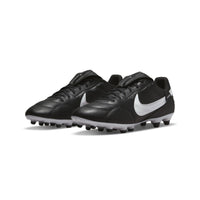 black The Nike Premier 3 FG (Kangaroo Leather) with white tick