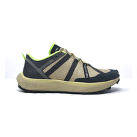 4T2 unisex Get Lost running shoes in anthracite & dune colour