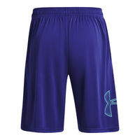 Under Armour Men's tech graphic shorts in sonar blue.