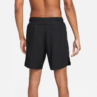 Nike Challenger 2in1, 7 inch shorts in black.