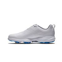FootJoy E comfort golf shoes in white.