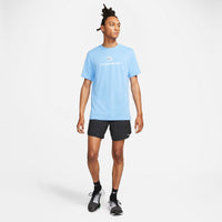 Nike DF Stride 2 in 1, 7 inch running shorts in Black.