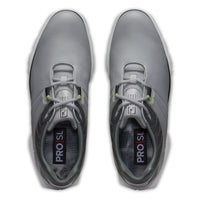 FootJoy PRO SL golf shoe in grey/charcoal.