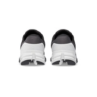 A pair of ON Running Cloudflyer 4 Women's running shoes in Black/White