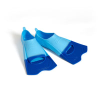 Zoggs Ultra Blue Fins swimming aids in blue