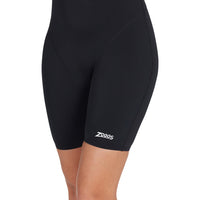 Zoggs Cottesloe Legsuit women's swimwear in black, one piece outfit
