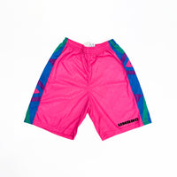 Umbro INCA goalkeeper shorts in pink/multicolour.