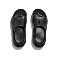Hoka Ora Recovery Slide 3 in black.