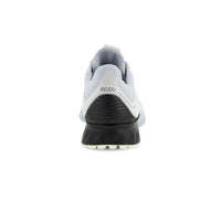 ECCO Golf S-Three GTX golf shoe in concrete white/black.