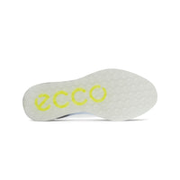 ECCO Golf S-Three GTX golf shoe in concrete white/black.